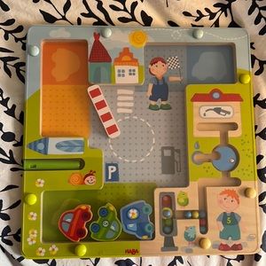 HABA USA magnetic road/puzzle game